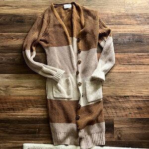 Olive & Oak Long Sweater Womans M